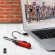 MOCNA LAMPKA ROWEROWA LED LATARKA AKUMULATOROWA DO ROWERU USB PRZÓD I tył