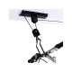 Wieszak podsufitowy na rower 20 kg czarny