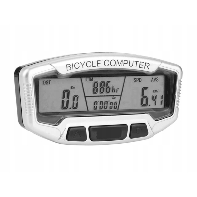 LICZNIK ROWEROWY WODOODPORNY LCD 28 FUNKCJI ROWER