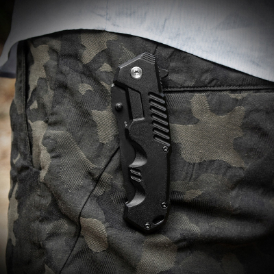 NÓŻ SKŁADANY TAKTYCZNY SURVIVAL MYŚLIWSKI FINKA CAMPING DO CIĘCIA OSTRY