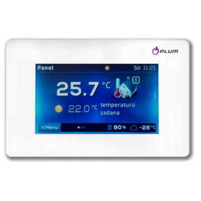 PANEL z termostatem pokojowym ecoSTER TOUCH KIPI