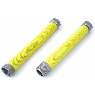 Wąż do gazu rozciągliwy 3/4 GZ/GW 250-500mm LECHAR